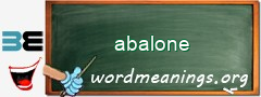 WordMeaning blackboard for abalone